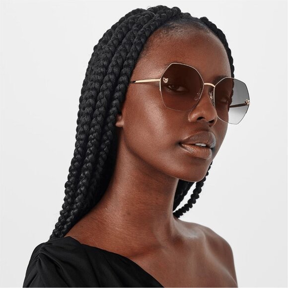 NEW CARTIER SUNGLASSES CT0332S 005 GOLD/BROWN WOMEN EYEWEAR CARTIER main image 10